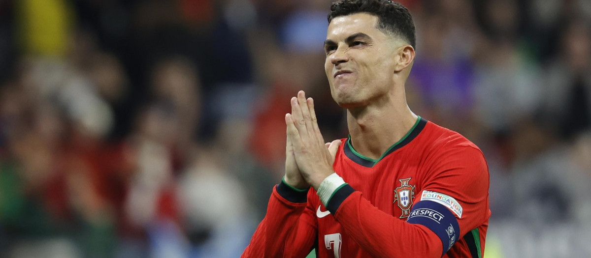 Cristiano Ronaldo pidió perdón a los aficionados después de marcar el panalti en la tanda