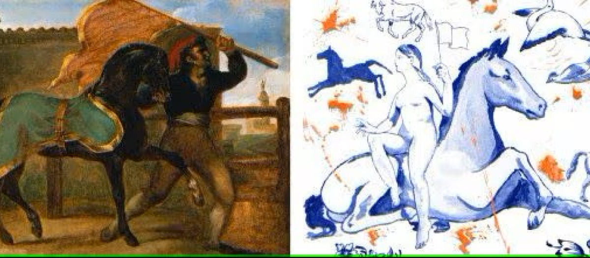 El cuadro Carrera libre de caballos, de Géricault y el diseño para la carroza