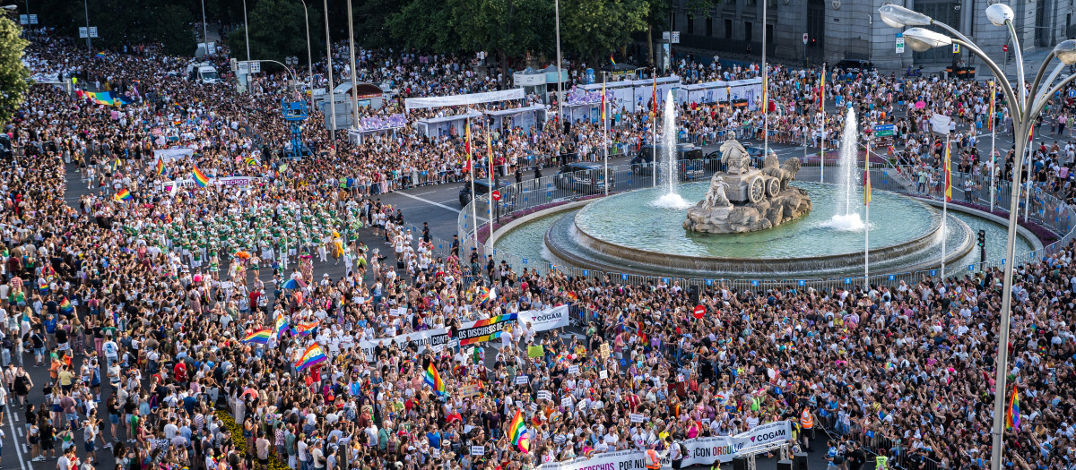 Manifestación del Orgullo en Madrid en 2023