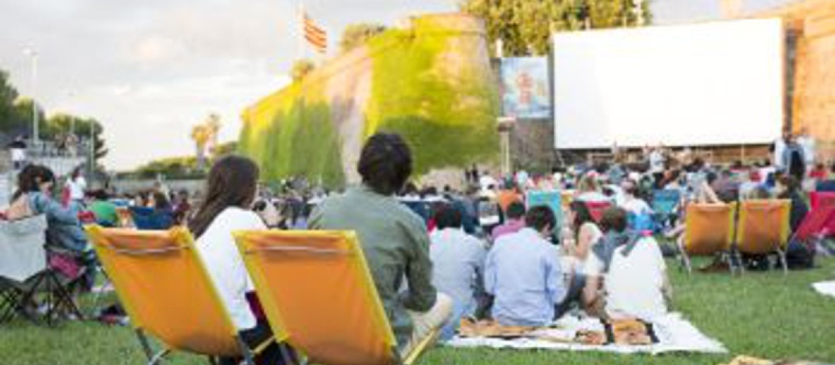 Cine "a la fresca" en Montjuic