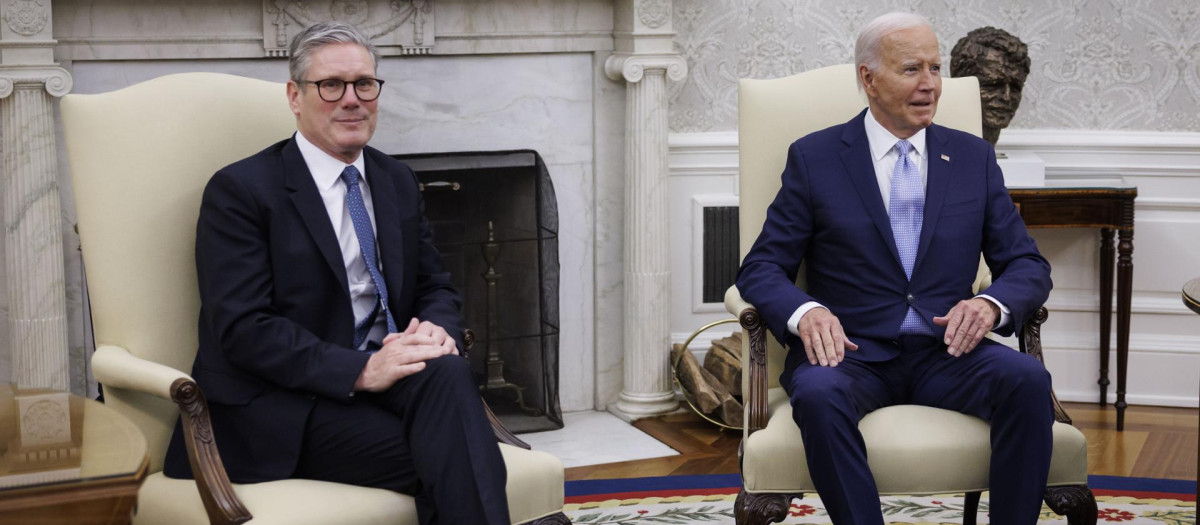 Biden y Starmer en la Casa Blanca