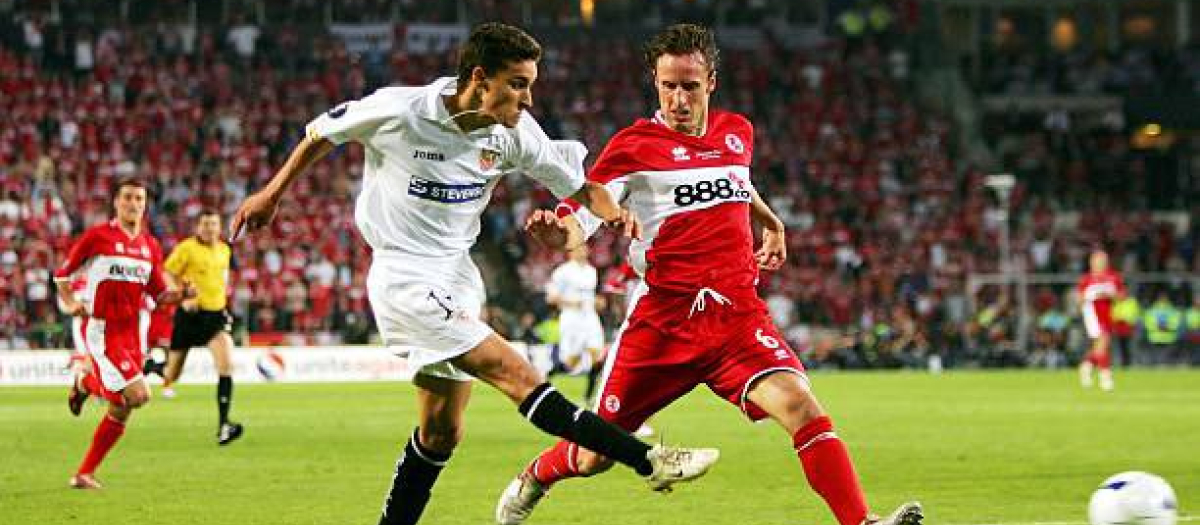 Jesús Navas ganó la 1ª Europa League con el Sevilla en el último partido de Southgate