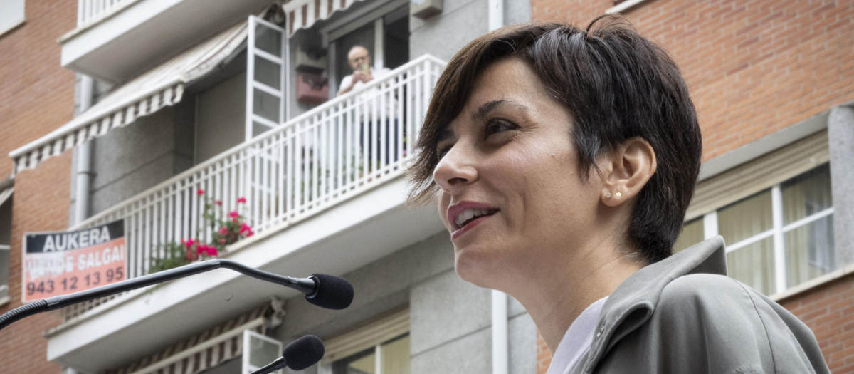 La ministra de Vivienda, Isabel Rodríguez, en Guipúzcoa