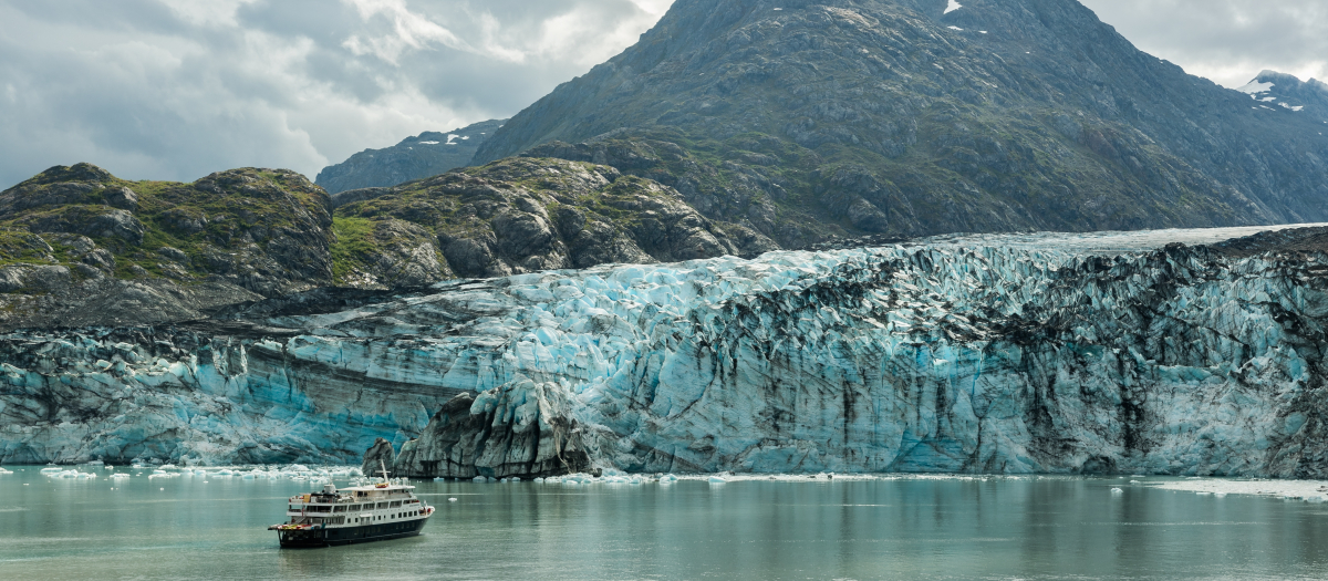 Glaciar Lamplugh, en el Parque Nacional Bahía del Glaciar, Alaska