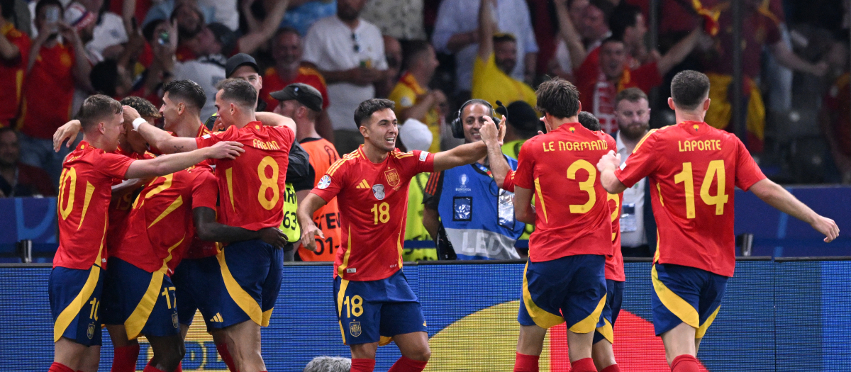 Nico Williams anotó el gol para adelantar a España