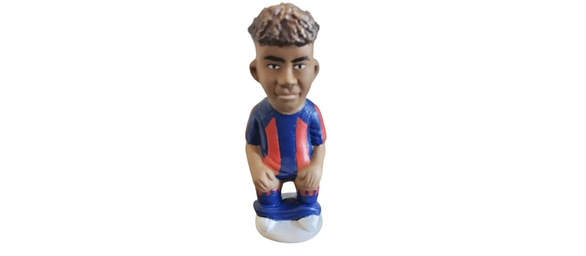 Crean las figuras del caganer Lamine Yamal en Caganer.com