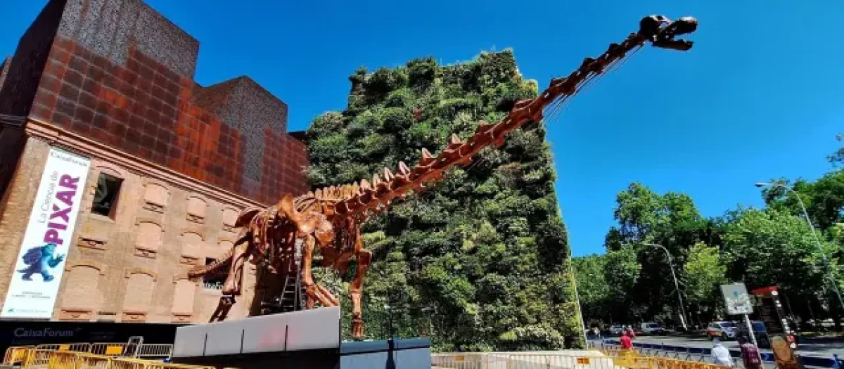 CaixaForum Madrid exhibe el esqueleto del mayor dinosaurio conocido en una nueva exposición