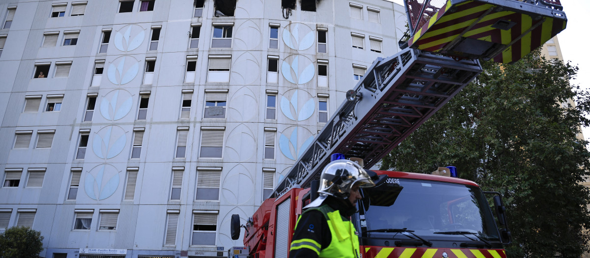 Incendio en la ciudad francesa de Niza