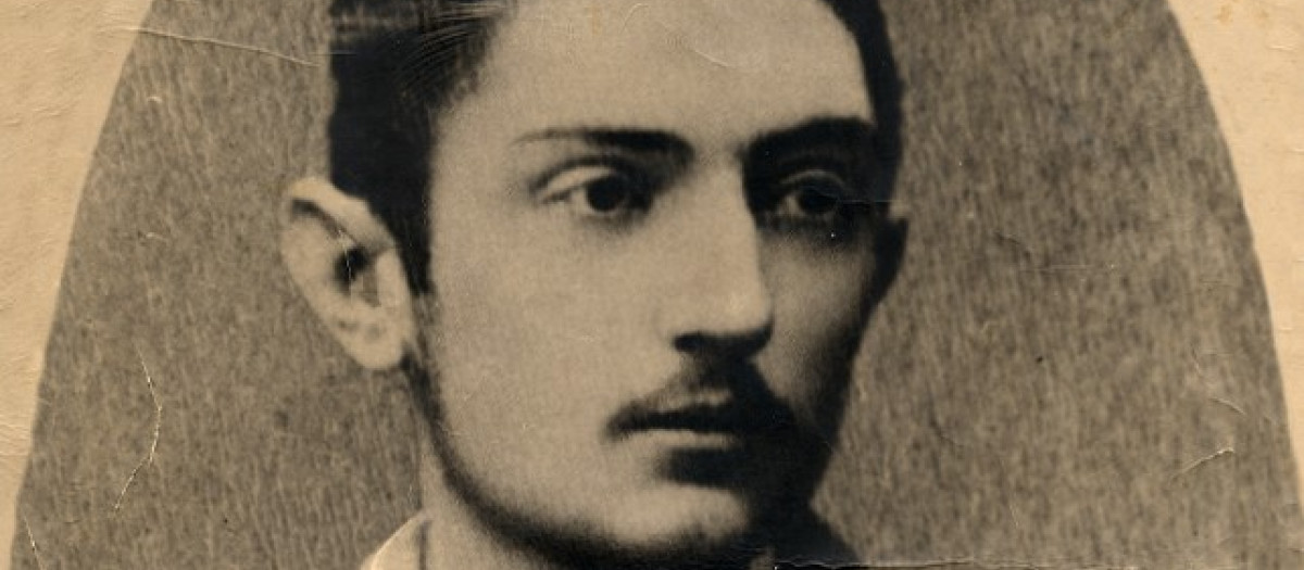 Miguel de Unamuno en 1884, recién licenciado en la Universidad Central [CMU, Universidad de Salamanca]