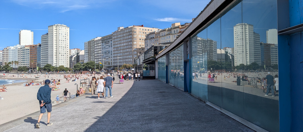 Los Arcados de Riazor, en La Coruña