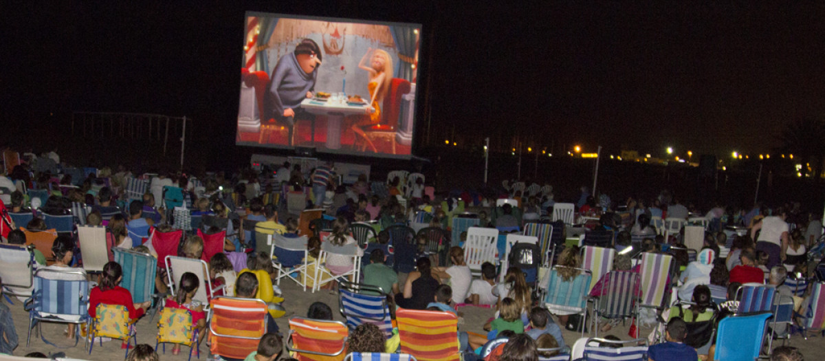 Cine en las Playas de Valencia