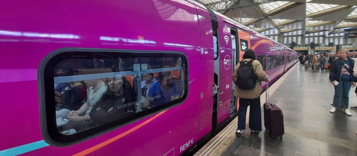 Uno de los trenes Avlo