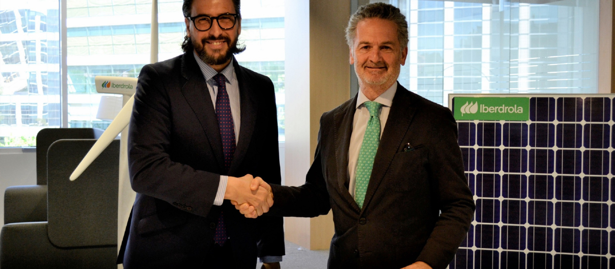 Alejandro Quinzán de Panasef y Alfonso Calderón de Iberdrola