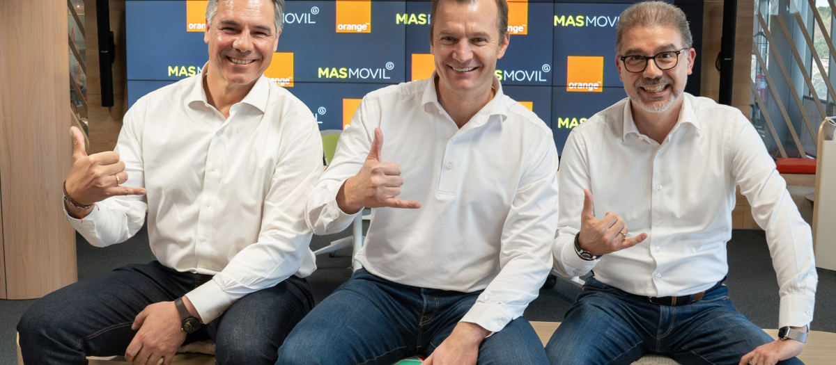 El equipo directivo de Masorange