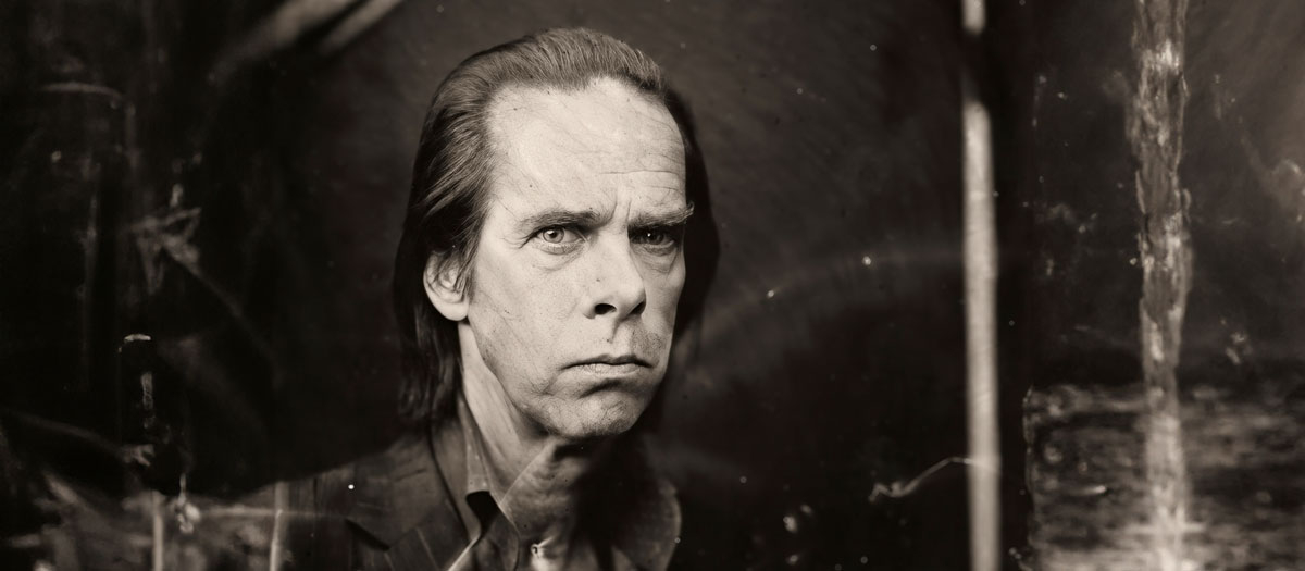 Nick Cave en un ferrotipo