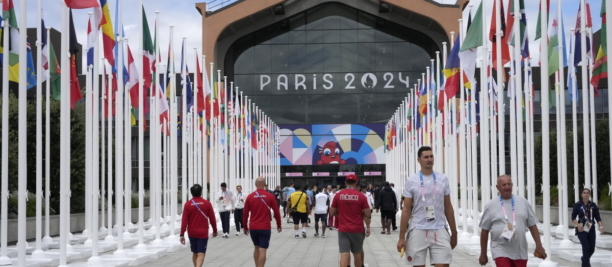 La villa olímpica está situada al norte de la capital francesa