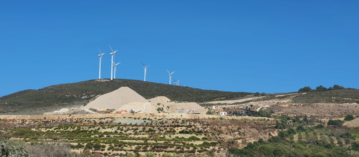 Esta es una de las canteras de Casares sometidas a vigilancia continua por parte de la agrupación