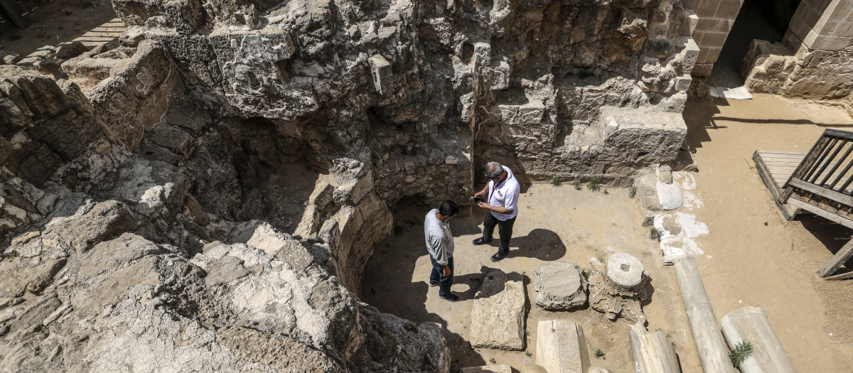 Monasterio de san Hilarión, en Gaza