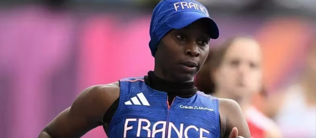 Sounkamba Sylla durante los campeonatos europeos de Atletismo