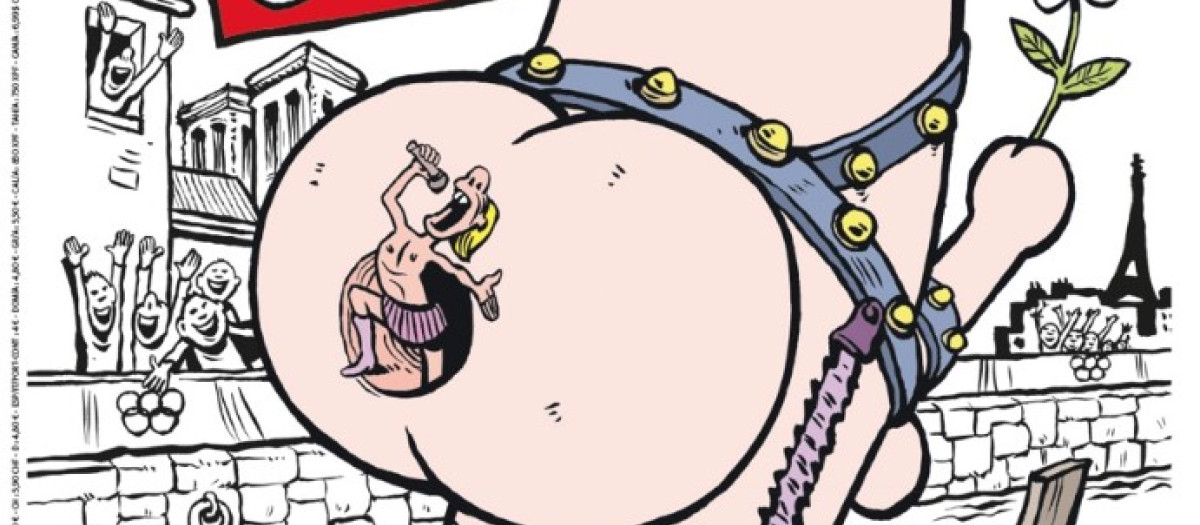 Detalle de la portada de la revista Charlie Hebdo