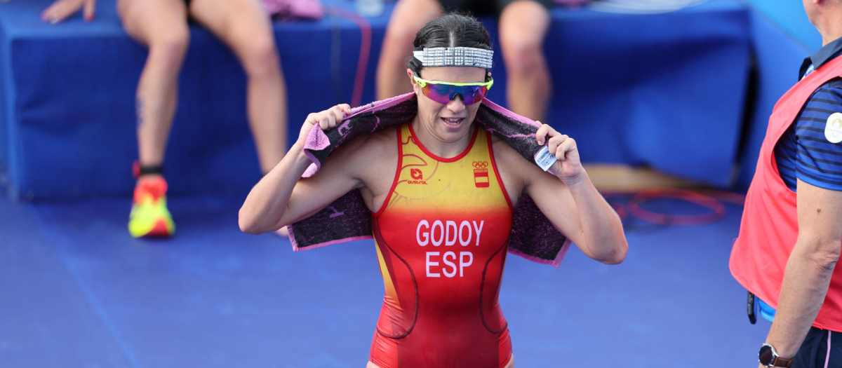 Anna Godoy se mostró muy crítica con la organización de la prueba de triatlón