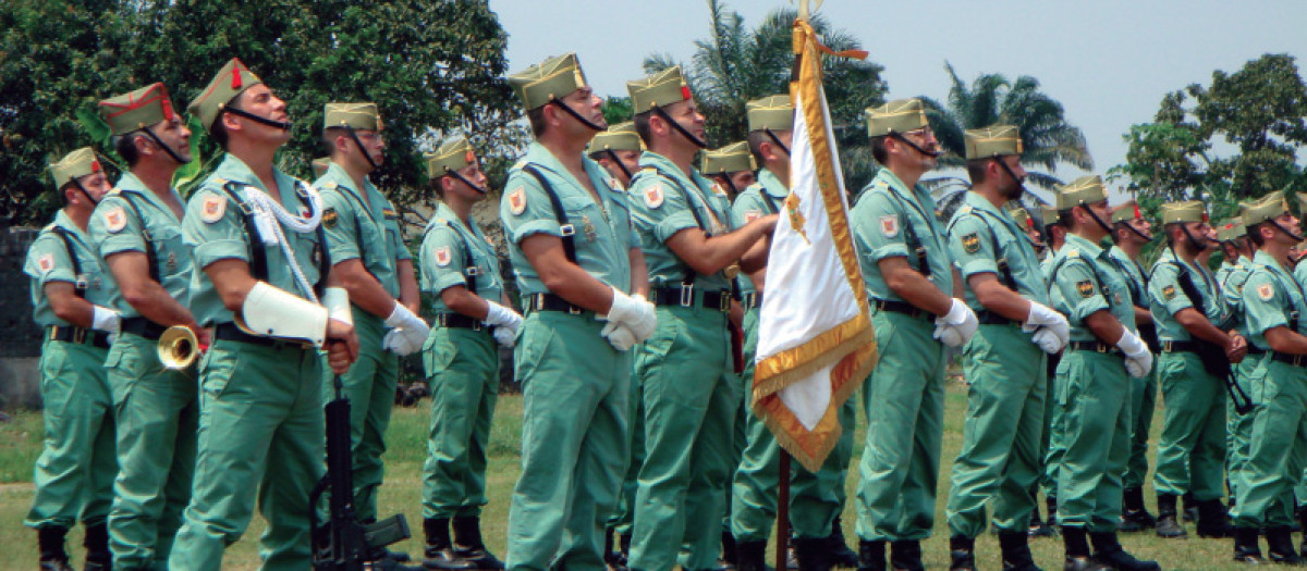 Legionarios en descanso