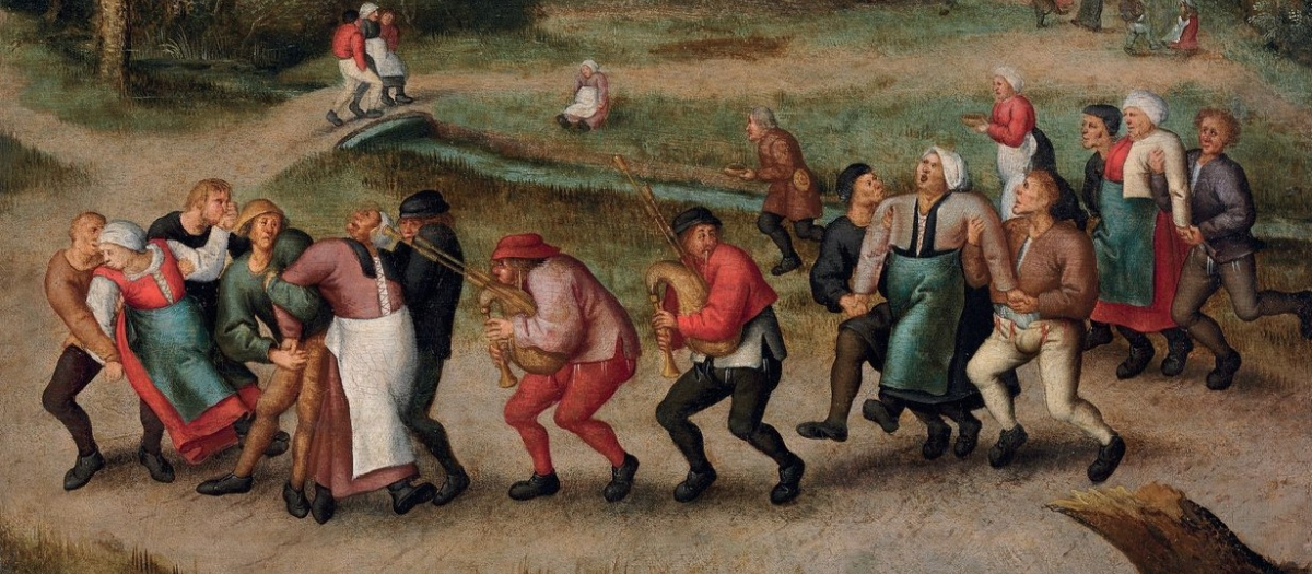 Los bailarines de San Juan en Molenbeeck (1592) de Pieter Brueghel el Joven