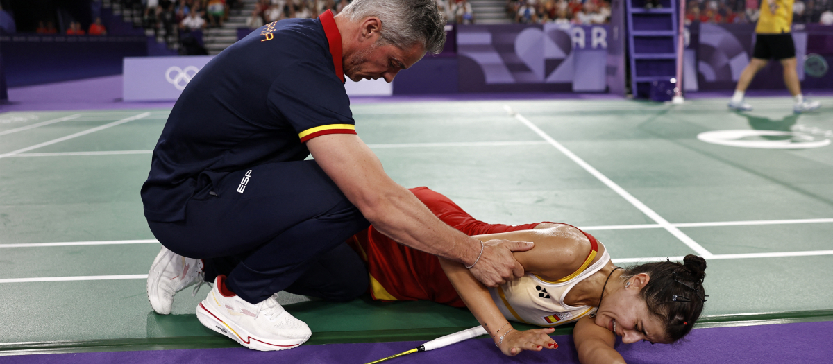 Carolina Marín se lesiona y no podrá luchar por las medallas