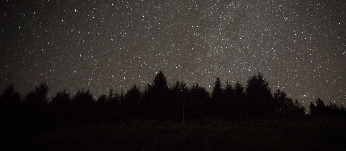 Las Perseidas durante la lluvia de 2023 en Galicia