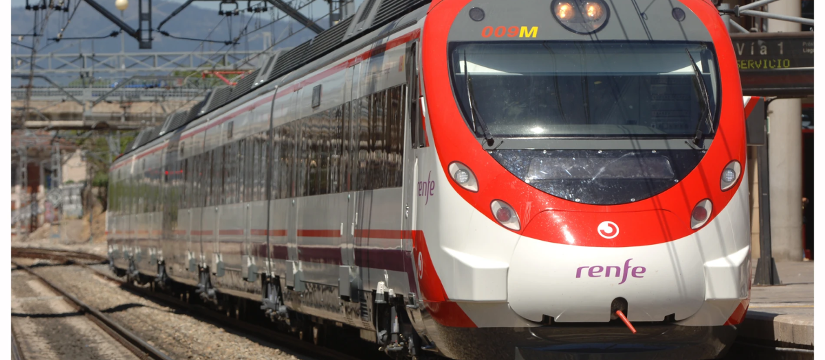 Imagen de archivo de un tren en Madrid