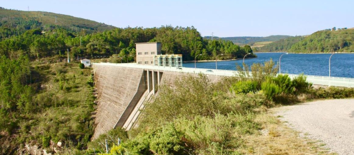 Embalse de Santa Uxía, en la provincia de La Coruña