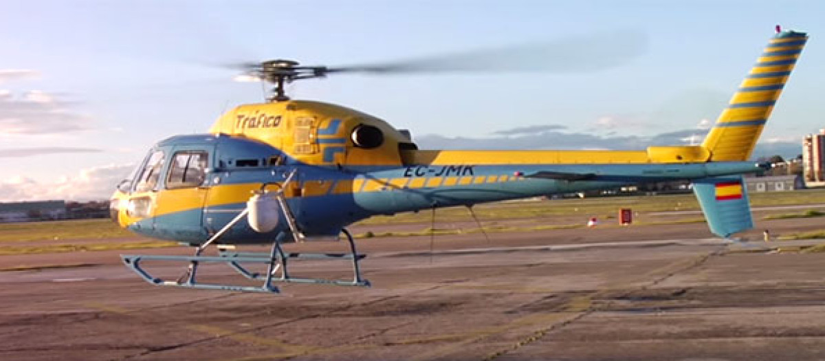 Los helicópteros se dejarán ver estos días en las carreteras