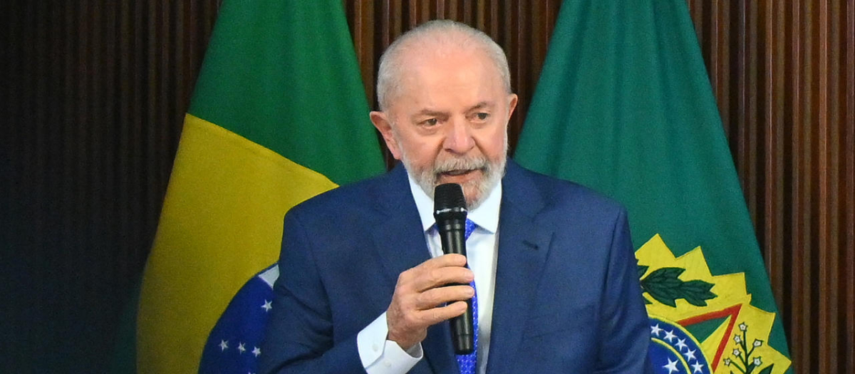 El presidente de Brasil, Lula da Silva, durante una reunión ministerial en Brasilia