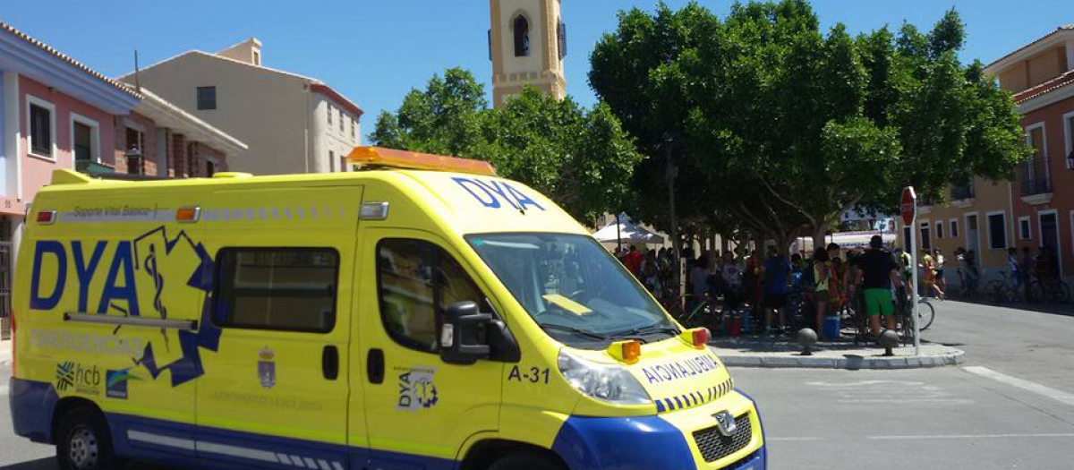 Ambulancia DYA en Villajoyosa