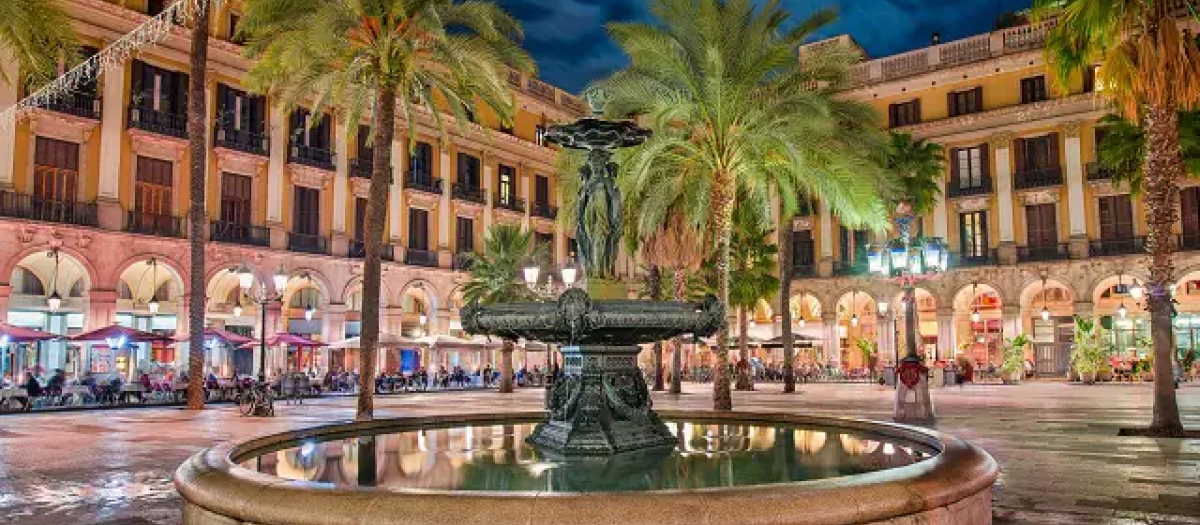 Fuente de la Plaça Reial