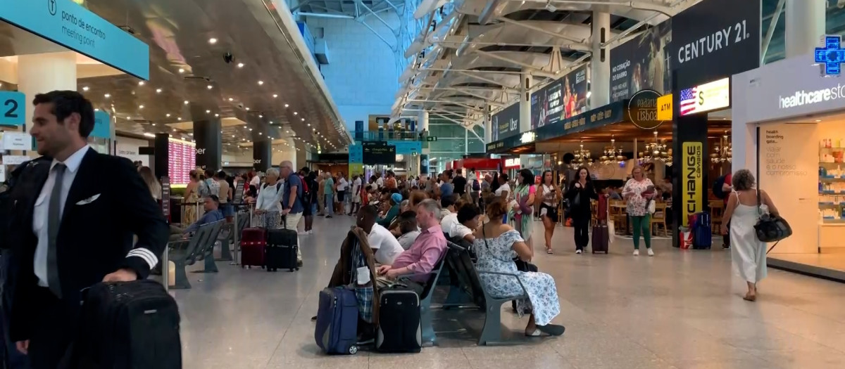 Imágenes del aeropuerto de Madeira en Portugal