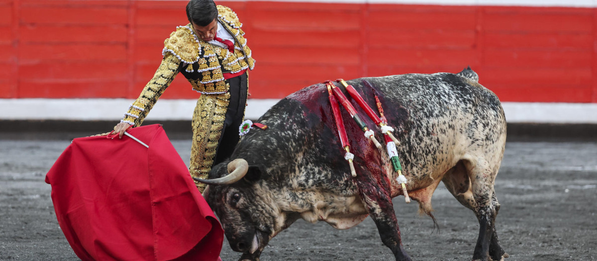 Emilio de Justo en este tercer festejo de las Corridas Generales de Bilbao