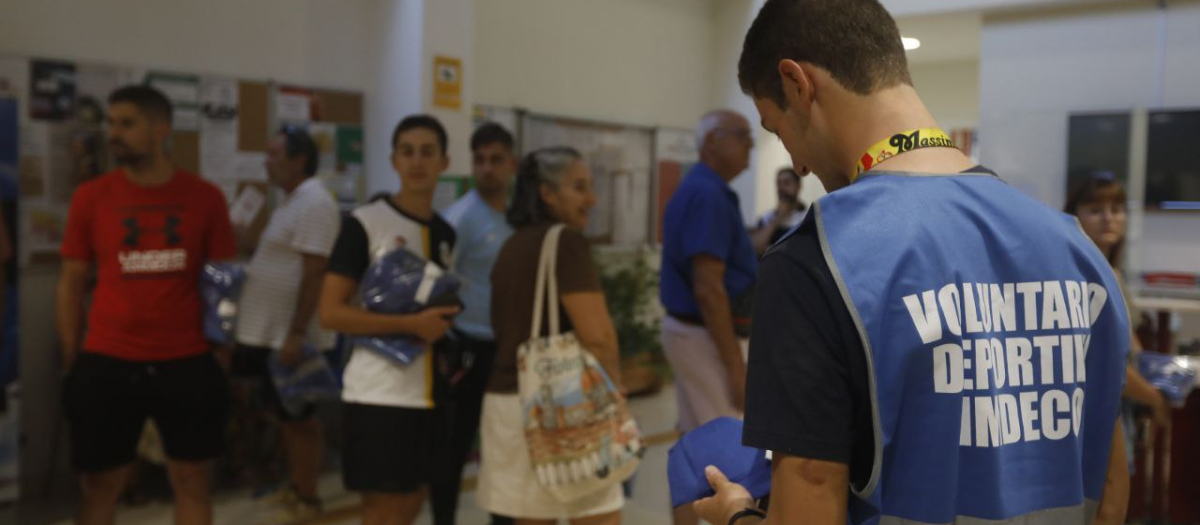 Voluntarios del Imdeco para grandes eventos deportivos