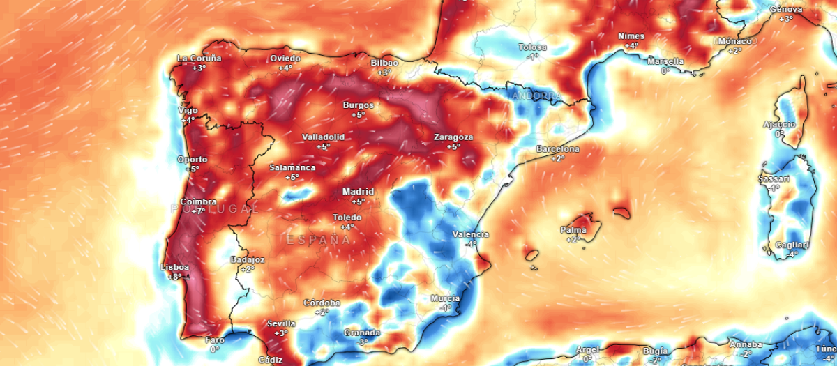 Variación de temperaturas