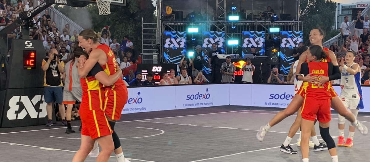 España se proclama campeona de Europa en 3x3 baloncesto femenino