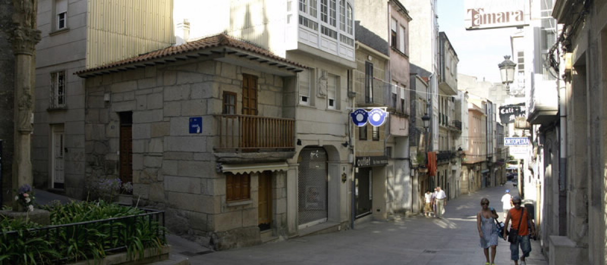 El casco viejo de Marín es de gran belleza