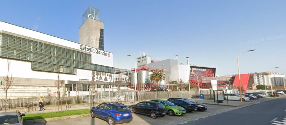 Fábrica de Estrella Galicia en La Coruña