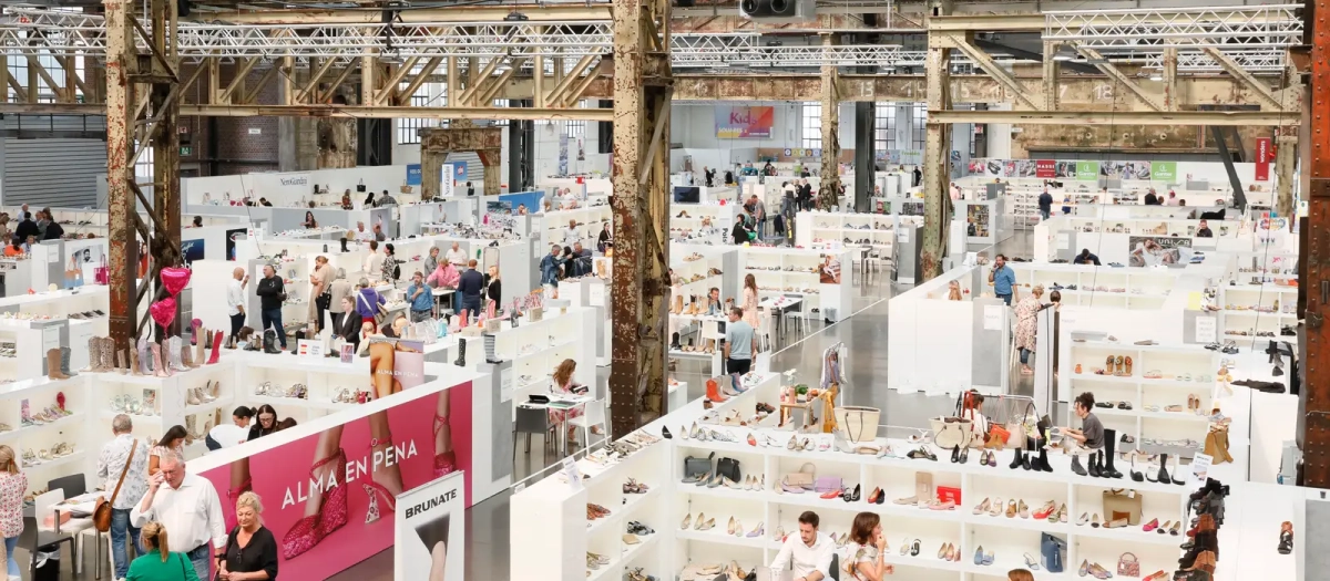 Imagen de feria alemana de calzado "Shoes Düsseldorf"