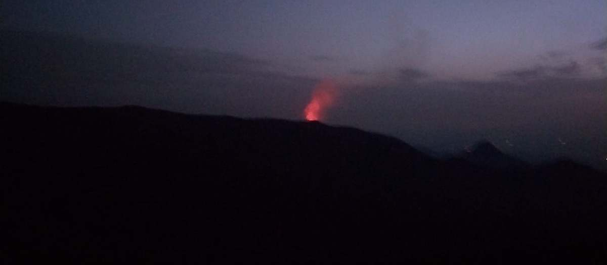 El incendio declarado este jueves en el paraje la Loma de Dílar, a 2.500 metros de altitud.