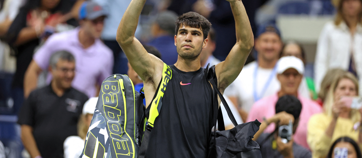 Carlos Alcaraz se marcha del US Open a las primeras de cambio