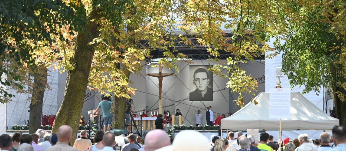 Ceremonia de beatificación de Ján Havlík en Eslovaquia