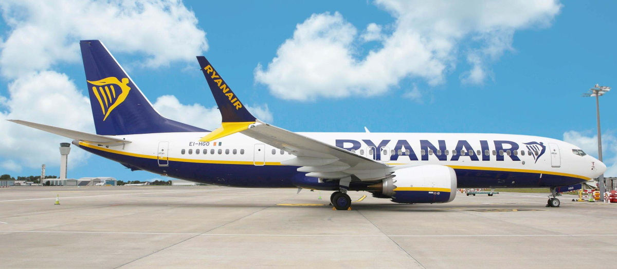 Avión de Ryanair