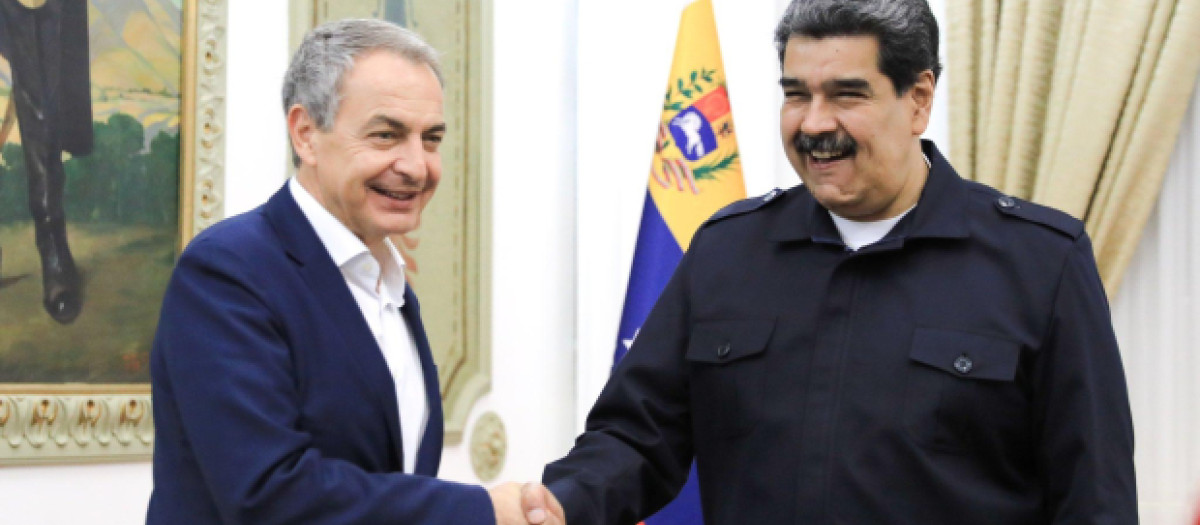 Zapatero y Maduro