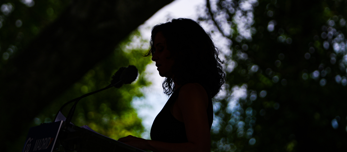 La presidenta de la Comunidad de Madrid, Isabel Díaz Ayuso