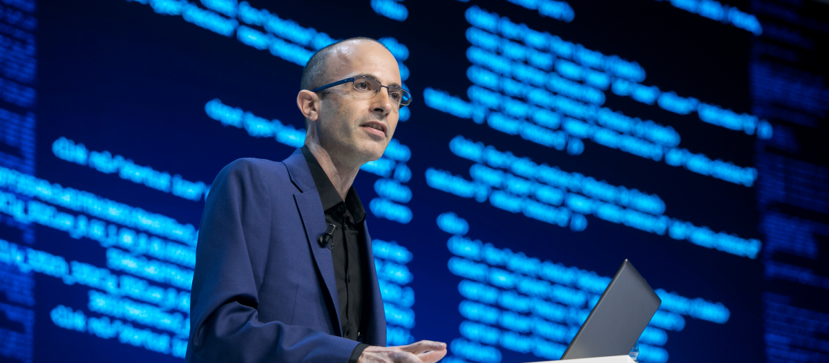 Yuval Noah Harari en el Foro de Davos